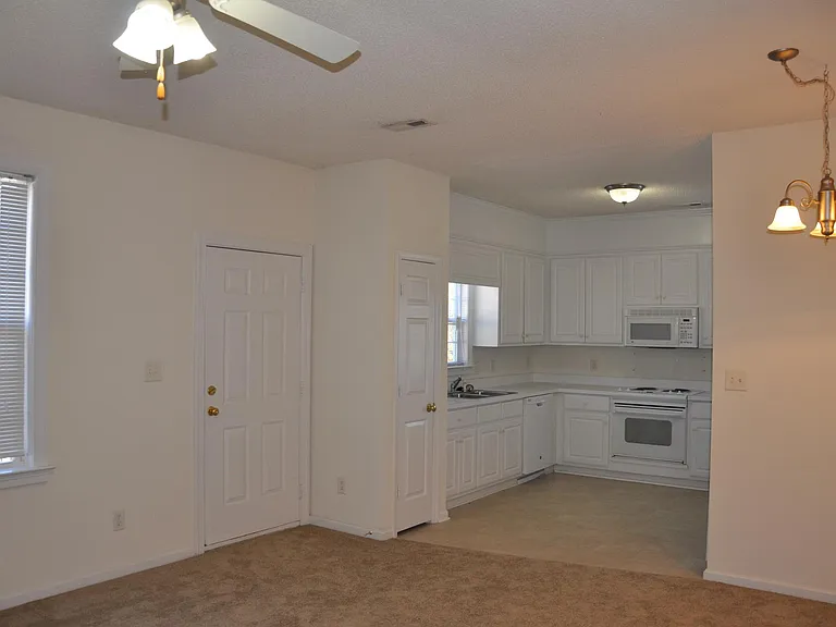 Open Kitchen in 3 Bedroom Plan