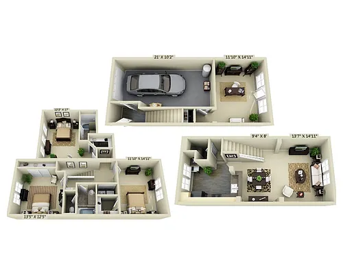 Floor plan the Zinfandel (C2.5BT)