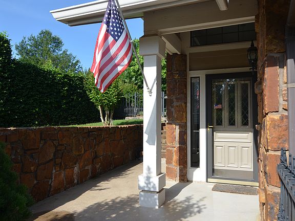 Covered Porch with Storm Door