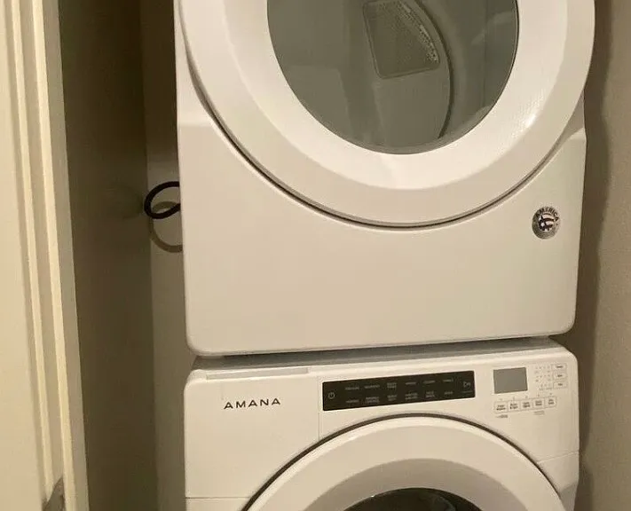 Washer dryer upstairs