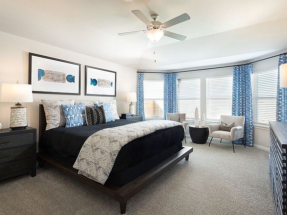 Bay windows come standard in the gorgeous primary suites.