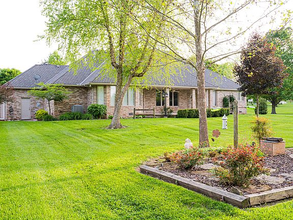 Backyard and fire pit