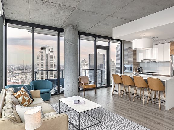 One Cardinal Way Luxury Apartments with Panoramic Views of Busch Stadium and the St. Louis Skyline