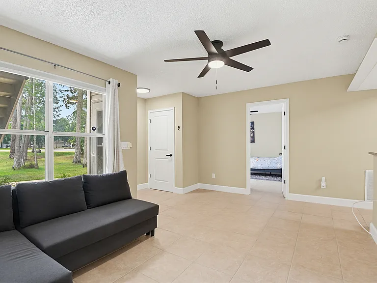 Living room with furniture
