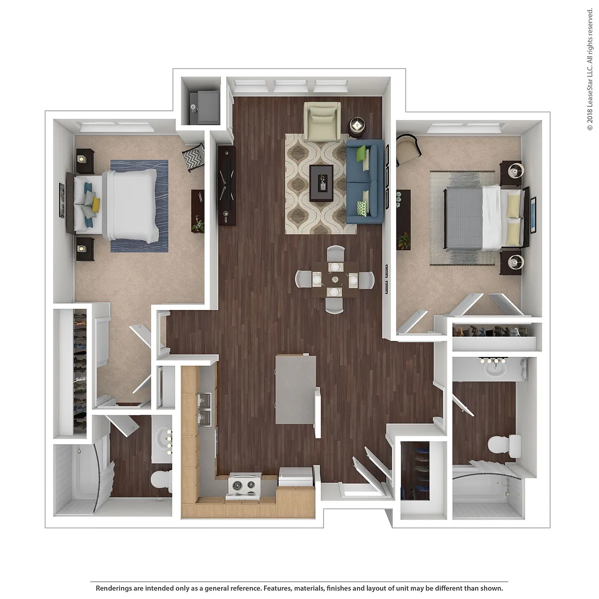 Floor plan 2 Bedroom
