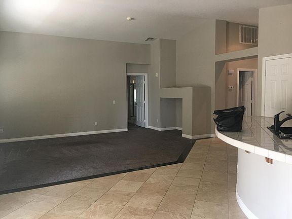 Open concept living room kitchen