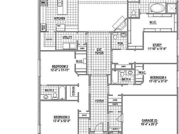 Plan 1631 1st Floor