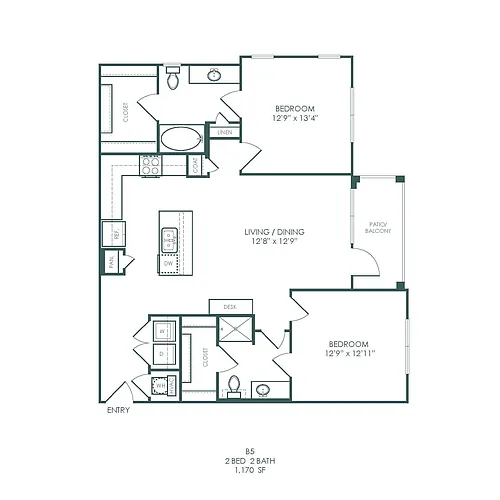 Floor plan B5- Attainable