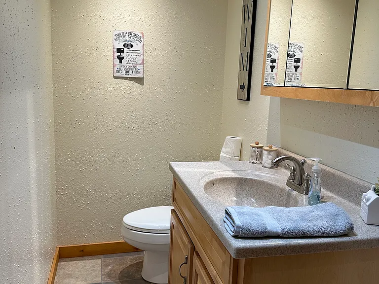3/4 bath in basement
