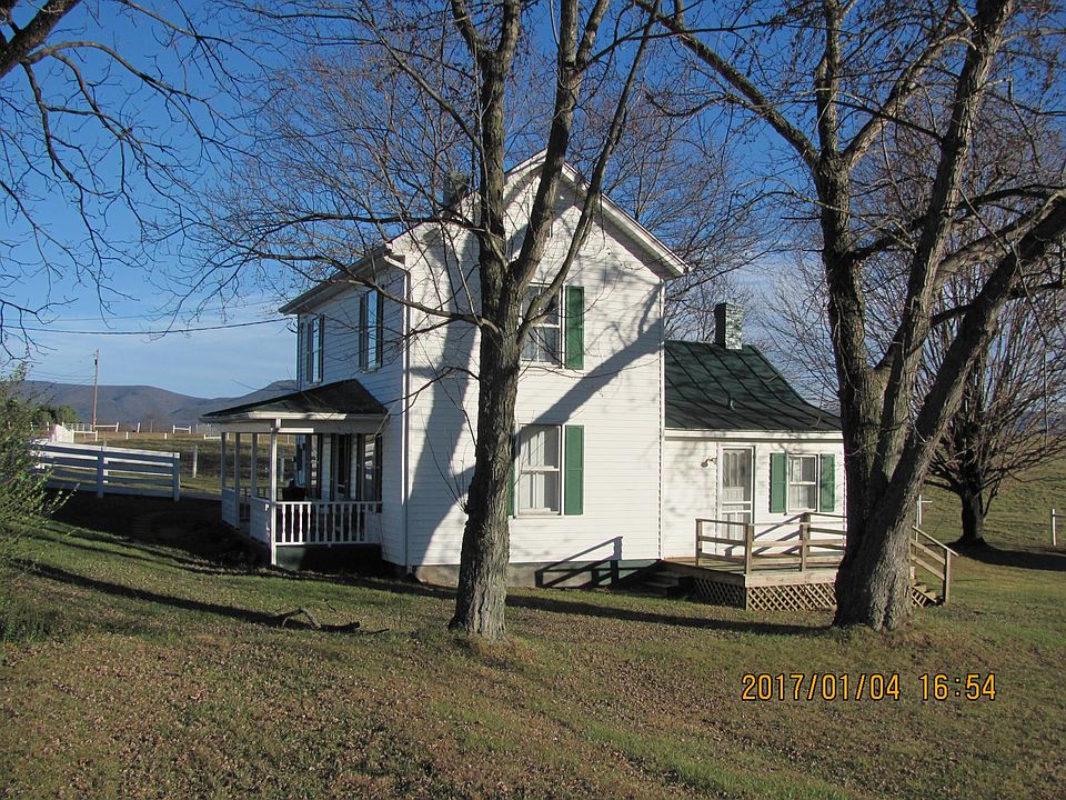 West side view of House