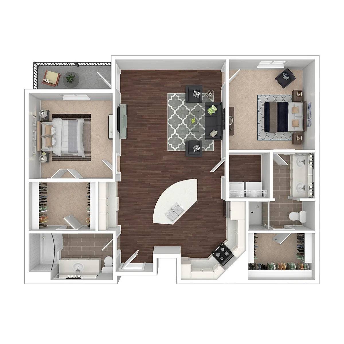 Floor plan B2 Monon