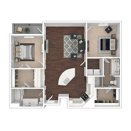 Floor plan B2 Monon