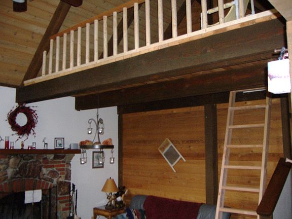 View of interior loft