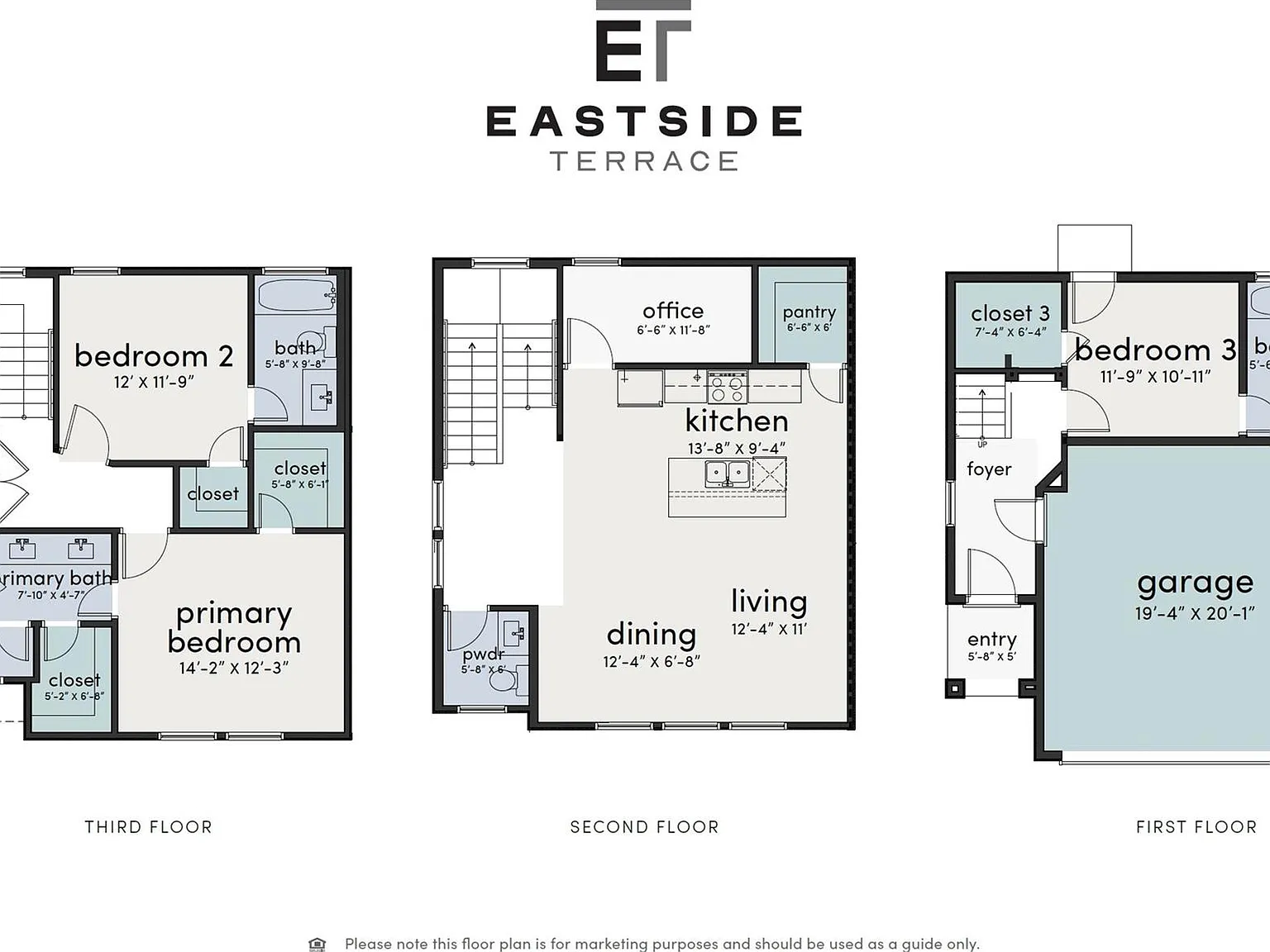 3 bed, 3.5 bath, 1628 sqft, $2,595 — Photo 3