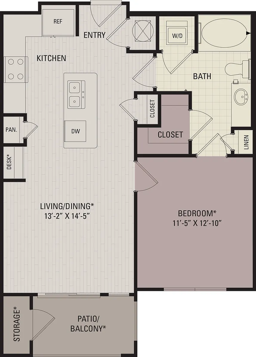 Floor plan A2-5B