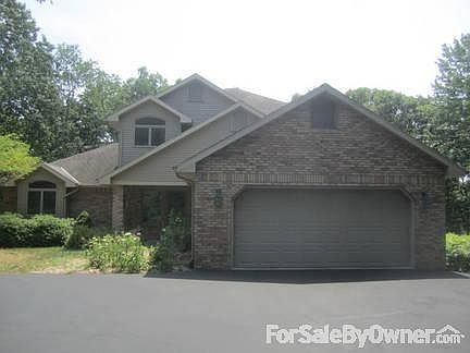 Front with garage.
						:
						Large 2 car garage.