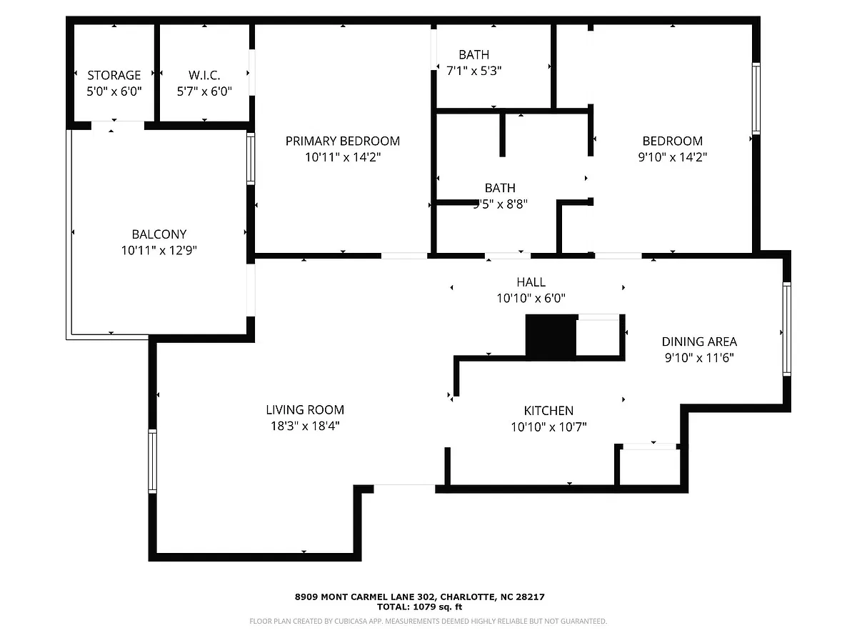 Floor plan 2 Bedroom