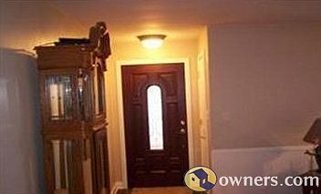 View of front door
