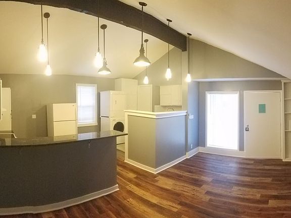 Kitchen & Laundry view from Living Room