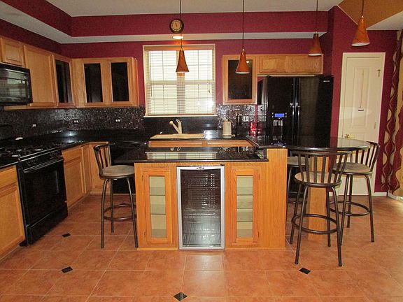 Kitchen w/ wine cooler