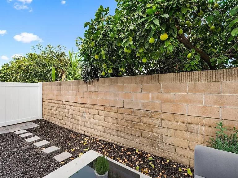 Private courtyard.