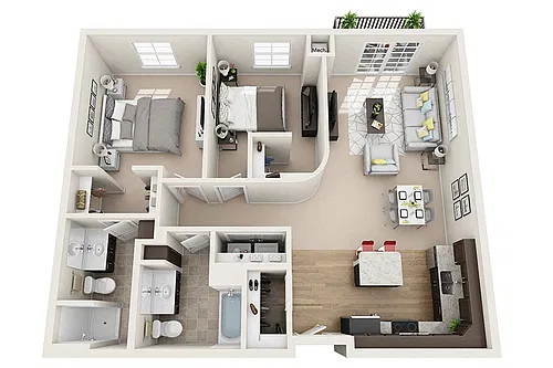 Floor plan B3