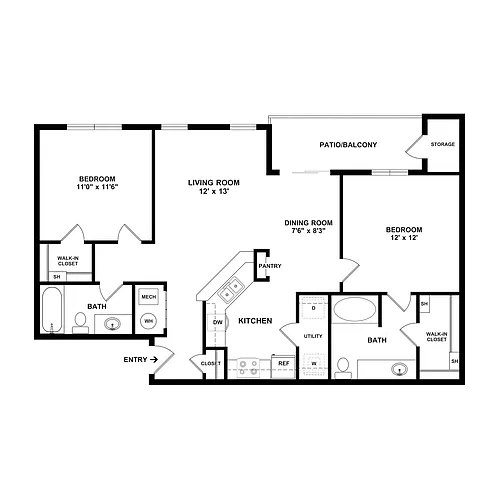 Floor plan Ocatilla - Platinum