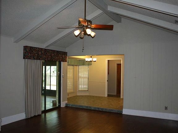 The den looking into the breakfast nook.