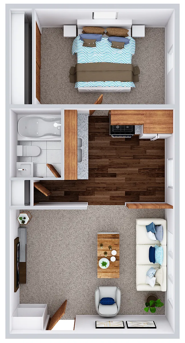Floor plan 1 Bedroom