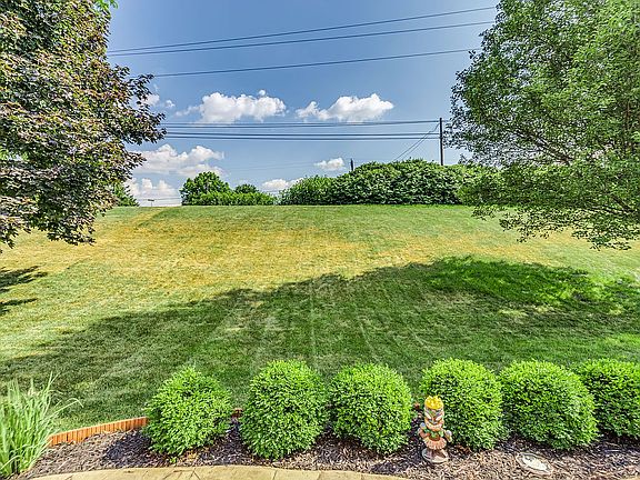Spacious backyard.