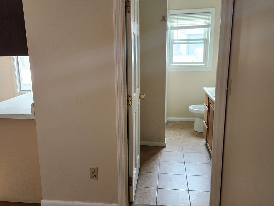 Kitchen to bathroom view