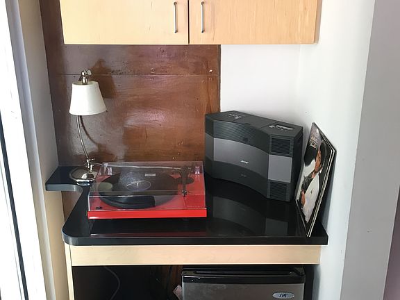 Built in Desk Close Up