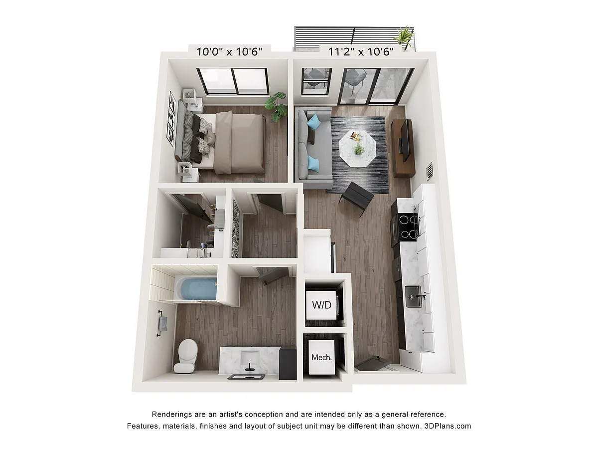 Floor plan A1 - Affordable