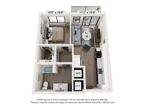 Floor plan A1 - Affordable