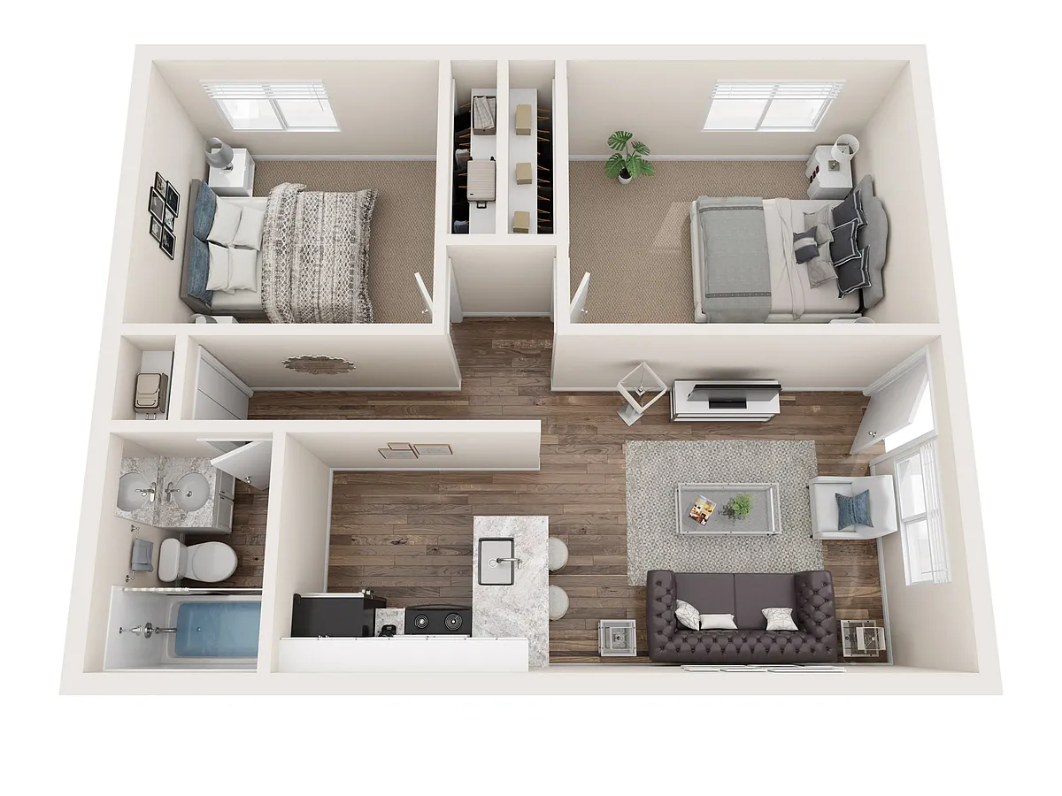 Floor plan 2 Bedroom