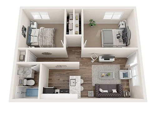 Floor plan 2 Bedroom