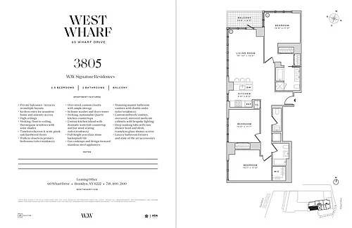 Floor plan 3 Bedroom / 2.5 Bathroom