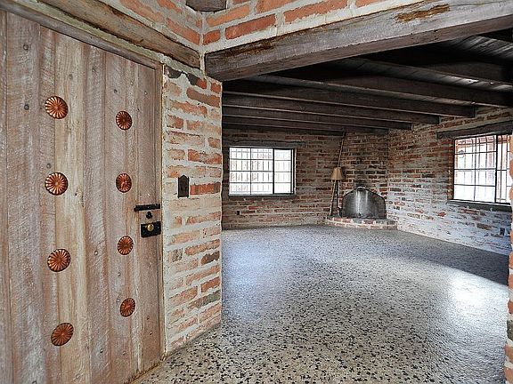 Front door into living room