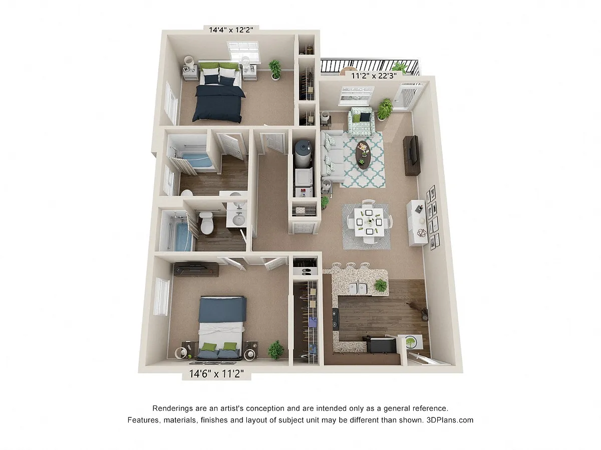Floor plan The Caldwell