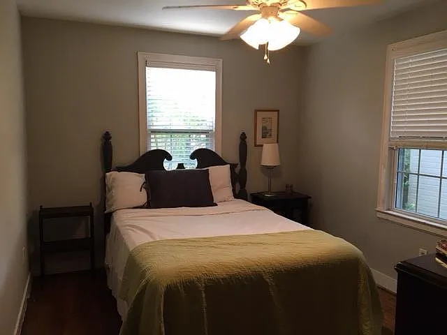 1 of 2 identical bedrooms