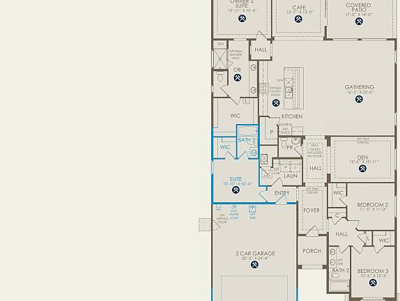 Parklane Floor Plan, Quick Move-In Home, Floor 1