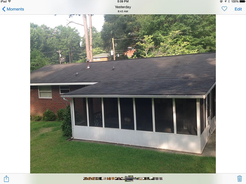Back screened in porch