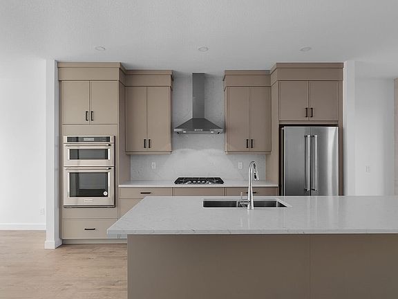 Alternate view of the kitchen.