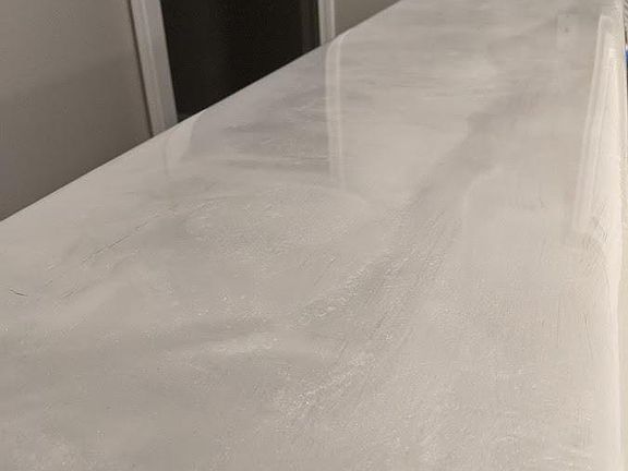 Newly redone countertops.