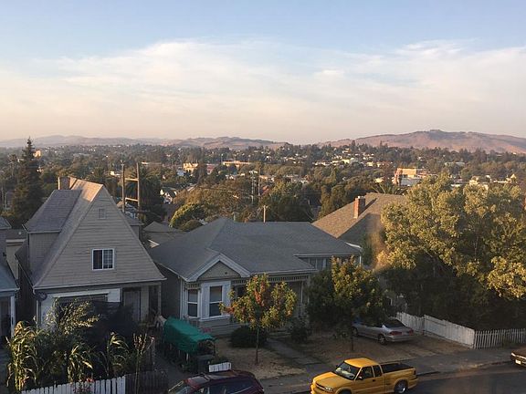 Living room views to surrounding hills