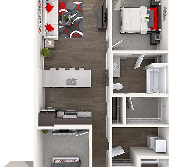 C3 - 2 Bed/2 Bath - 329 C3 - 2 Bed/2 Bath - 329