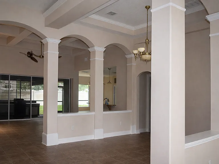 WHEN FIRST ENTER HOME TWO GREAT ROOMS ON EACH SIDE