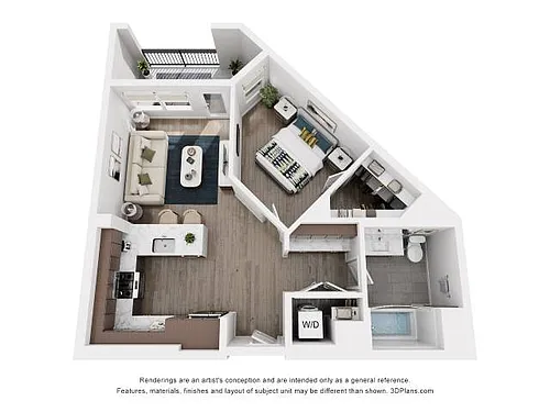 Floor plan 1B