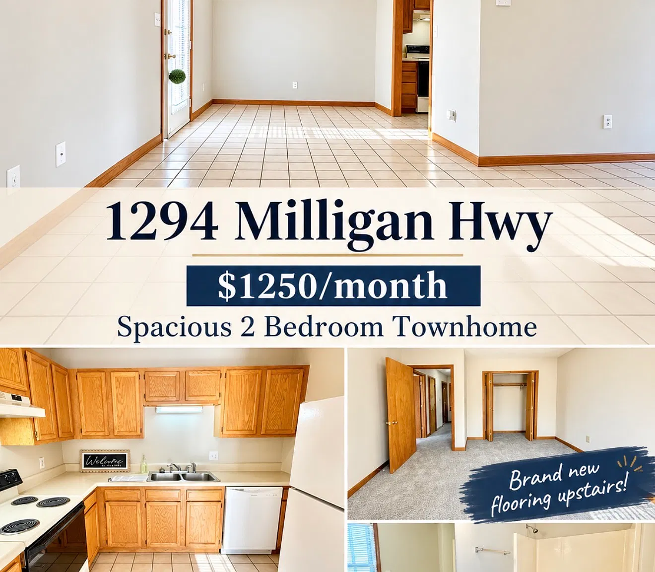 2 bed, 1.5 bath, $1,250 — Photo 1