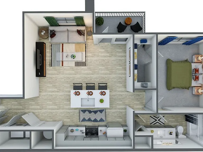 A4 - One Bedroom A4 - One Bedroom